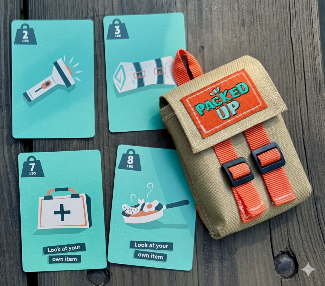 Packed Up! A Quick-Hands Card Game of Outdoorsy Cleverness