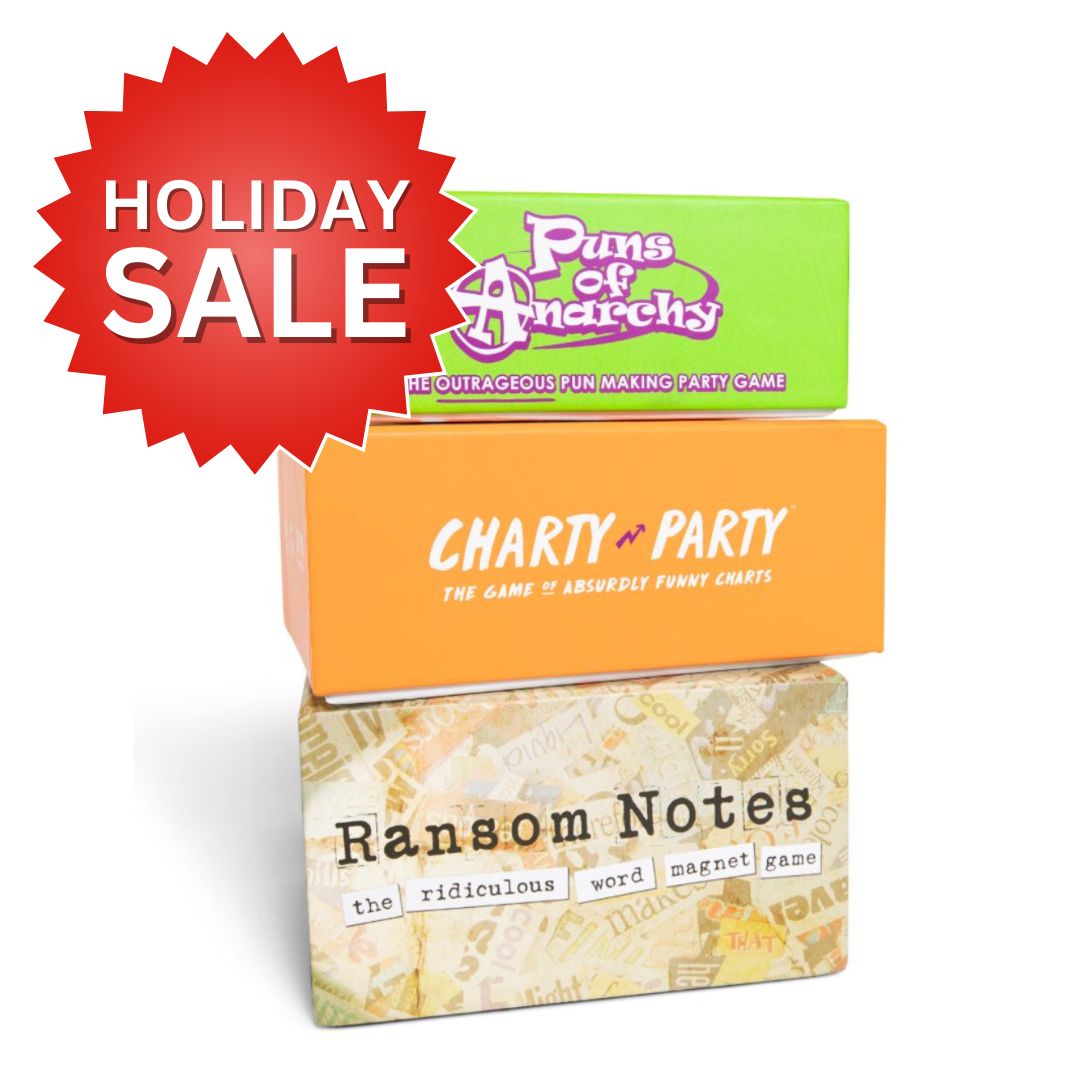 Big Three Bundle: Ransom Notes, Puns of Anarchy, and Charty Party